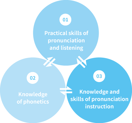 Three key areas of pronunciation instruction