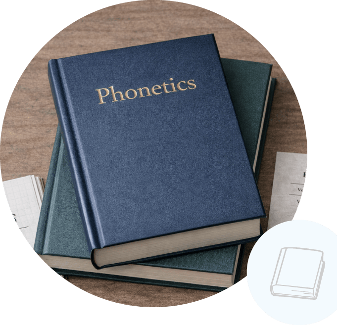 Phoneticsと書かれた本